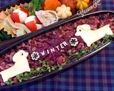 WINTERわんわん♫古代米弁当作り方1写真