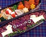 WINTERわんわん♫古代米弁当作り方2写真