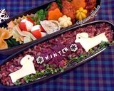 WINTERわんわん♫古代米弁当作り方3写真