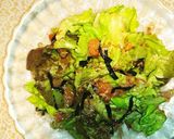 【男飯】梅と海苔のサラダ【南高梅】作り方5写真
