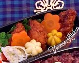 WINTERわんわん♫古代米弁当作り方5写真