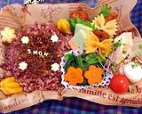 WINTERわんわん♫古代米弁当作り方8写真