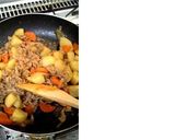 フライパンdeこってり☆こっくり肉じゃが作り方5写真