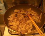 ひき肉とごぼうの梅みそ炒め作り方5写真