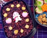 雪だるまと苺♫ネギの肉巻き弁当作り方2写真