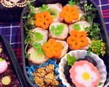 雪だるまと苺♫ネギの肉巻き弁当作り方3写真