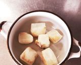 お餅のチーズカレー*残り物で作り方2写真