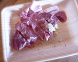 ご飯がススム♡甘辛トンテキ温玉添え♪作り方2写真