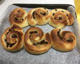 リンゴジャムとレーズンのうず巻きパン作り方7写真