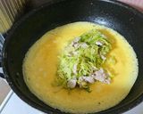 ☆節約☆キャベツと豚バラのオムレツ作り方7写真