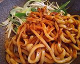 混ぜて焼くだけ簡単◎味噌バター焼きうどん作り方5写真