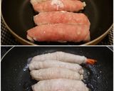 ［豚肉巻き 人参 えのき ＊お弁当］作り方3写真