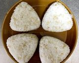 だんなさん思い出の☆卵焼きおにぎり作り方1写真