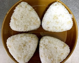 だんなさん思い出の☆卵焼きおにぎり作り方1写真