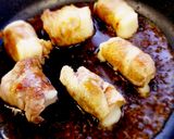 生姜焼き風⁈肉巻き餅♪作り方6写真