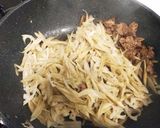 ゴボウとレンコンの牛肉入りキンピラ作り方5写真