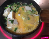 納豆と厚揚げの卵とじ作り方5写真