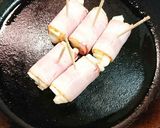 チーズとお麩のベーコン巻き作り方3写真