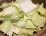 卵餃子白菜の煮物作り方5写真