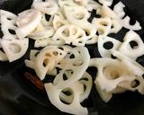 れんこんと牛肉のきんぴら作り方5写真
