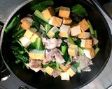 鉄分もチャージ♪簡単小松菜バラ厚揚げ✨作り方5写真