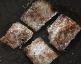 話題入!超簡単ズボラ激旨ひき肉ステーキ!作り方4写真