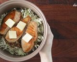 鮭の玄米炊き込みご飯作り方10写真