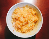 しろみ焼きのっけ♪濃厚卵かけごはん作り方5写真