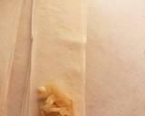 パリッと焼いた☆煮りんごの三角春巻き作り方2写真