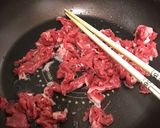 牛肉セロリ炒め作り方4写真