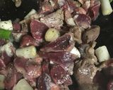 砂肝とねぎの炒め物 塩麹入り!作り方2写真