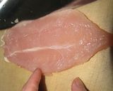 簡単♪ささみの開き方（観音開き）作り方6写真