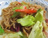 冷凍自家製蒸し麺の焼きそば作り方14写真
