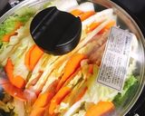 簡単！味染み☆白菜と豚肉のミルフィーユ鍋作り方5写真