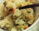 アサリと枝豆のおこわ作り方5写真