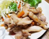 ヘルシーに!!人参と鶏もも肉の生姜焼き作り方5写真