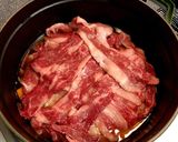 ストウブde簡単手作り肉豆腐♪作り方2写真