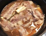 ストウブde簡単手作り肉豆腐♪作り方4写真