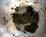 蓮根と人参とメカブトロロの酢の物作り方5写真