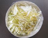 レンジで簡単☆白菜の胡麻マヨサラダ。作り方2写真