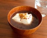 簡単絶品＊胡桃とバターでアレンジぜんざい作り方2写真