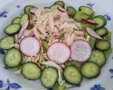 おもてなしにも☆パクチーとササミのサラダ作り方4写真