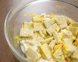 レンジで、高野豆腐の卵とじ作り方4写真