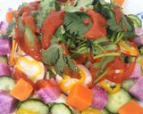 おもてなしにも☆パクチーとササミのサラダ作り方7写真