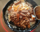 卵の白身活用！納豆とさつま揚げの卵とじ作り方4写真