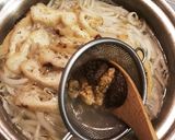 もやしと油揚げのボリューム味噌汁作り方3写真