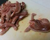 豚タン細切り炒めⅡ作り方1写真