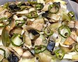 鯖と野菜のトマトソースパスタ作り方10写真