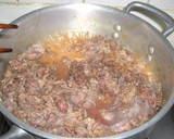 新玉ねぎと牛肉のすき焼き風煮物作り方2写真