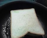 卵とハムとチーズのみそだれホットサンド！作り方4写真